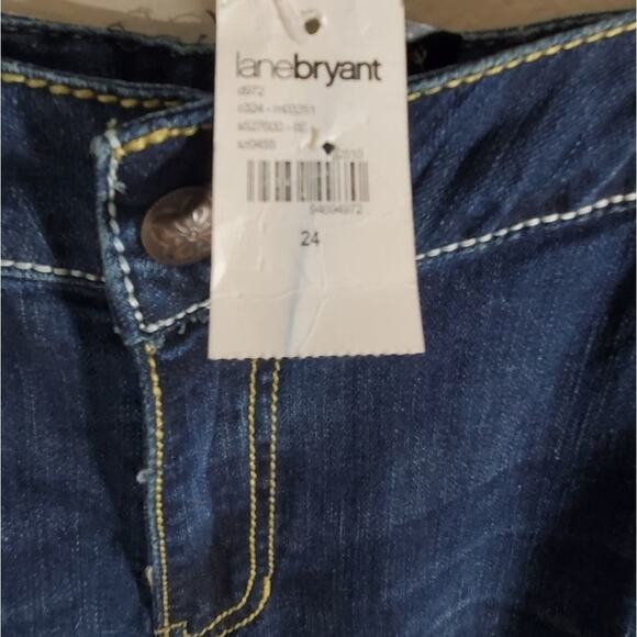 New‎ Lane Bryant distressed studded bootcut jeans - Picture 4 of 12